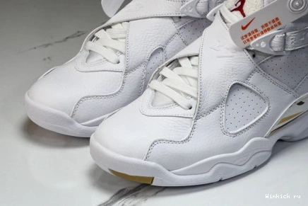 White 8 Retro Jordan OVO 1213